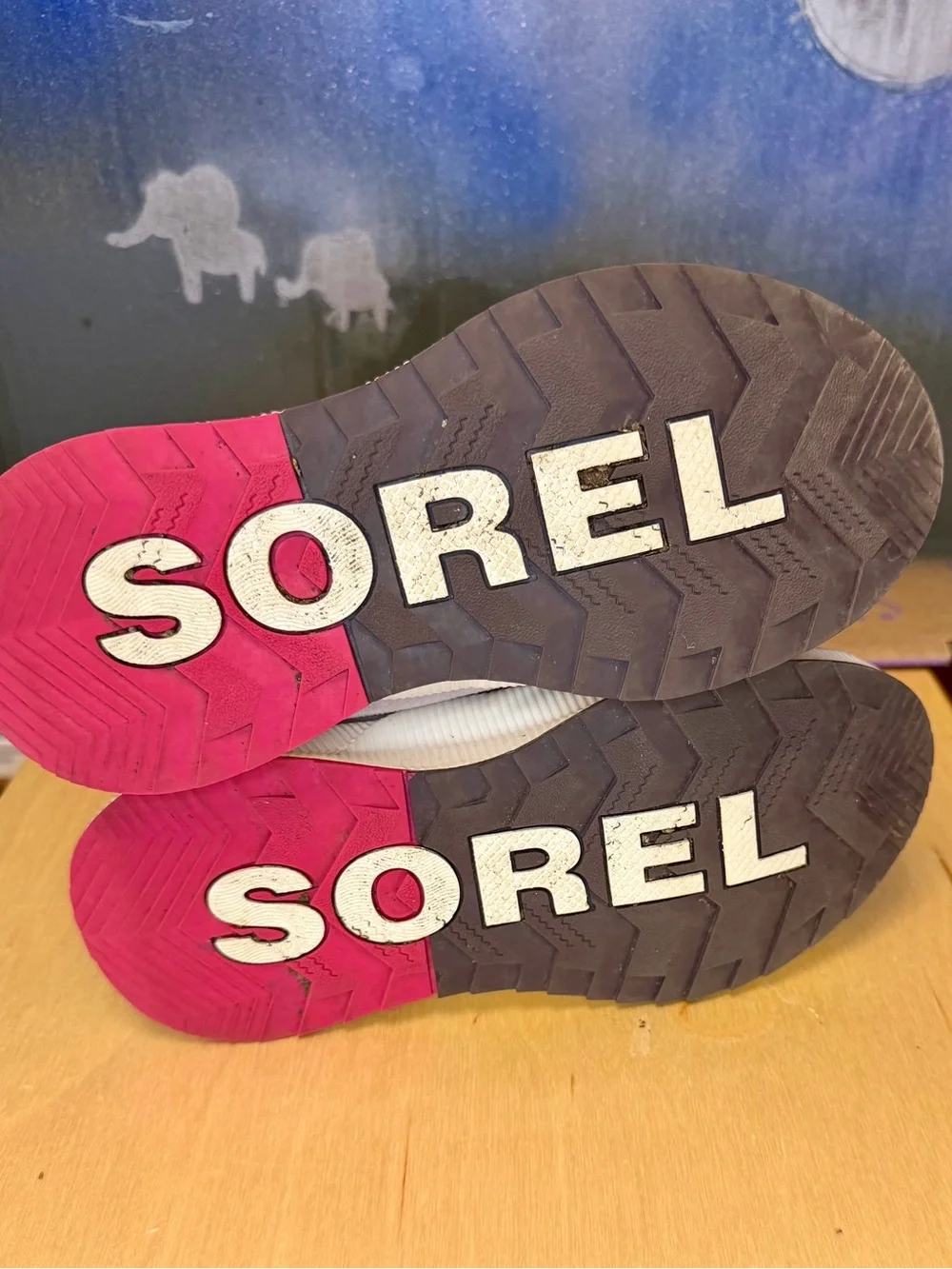 Sorel Kids Purple Suede Waterproof Duck Boots Size 3